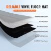 VEVOR Self Adhesive Vinyl Floor Tiles 36 x 6 inch, 20 Tiles 0.62mm Thick Peel & Stick, Light Gray Wood Grain DIY Flooring for Kitchen, Dining Room