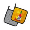 Got Sauce Hot Sauce Pair of Pot Holders Kitchen Heat Resistant Pot Holders Sets Oven Hot Pads for Cooking Baking BBQ, 7 1/2 x 7 1/2