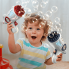 1pc, Bubble Gun, Electric Automatic Soap Rocket Bubble Machine, Portable Outdoor Party Gifts, Wedding Party Supplies, LED Light Blower Playthings