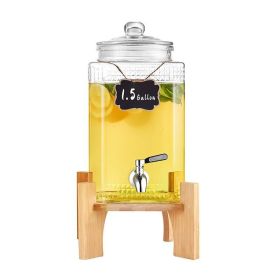 Beverage Dispenser with Nozzle for Restaurants/Hotels/Parties (Capacity: 1.5 gal, Color: As pic show)