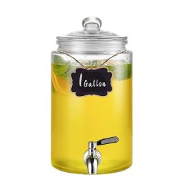 Beverage Dispenser with Nozzle for Restaurants/Hotels/Parties (Capacity: 1 gal, Color: As pic show)